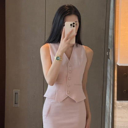 Professional Suit Jacket Dress Cropped Pants Women's Suit