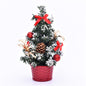PVC Mini Christmas Tree LED Lights Decoration Desktop Ornaments