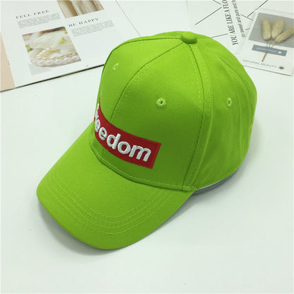 Korean Version Of The Same Cotton Embroidery Alphabet Baseball Hat
