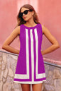 Women's Resort-style Patchwork Sleeveless Casual Dress