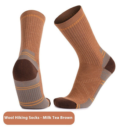 Men's And Women's Warm Wool Knee-high Sports Socks