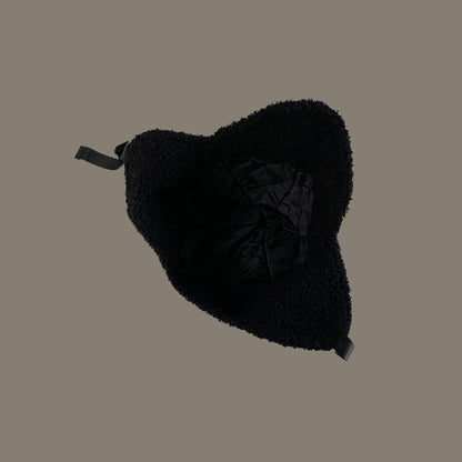 Men's Lamb Wool Ski Flying Ear Protection Baseball Hat