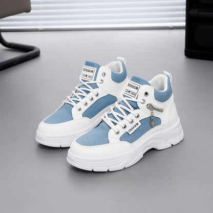 Spring And Autumn Platform Casual Skateboard Shoes Women