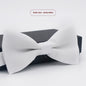 Men's Solid Color Formal Wear Wedding Business Casual Groom Groomsman Bow Tie