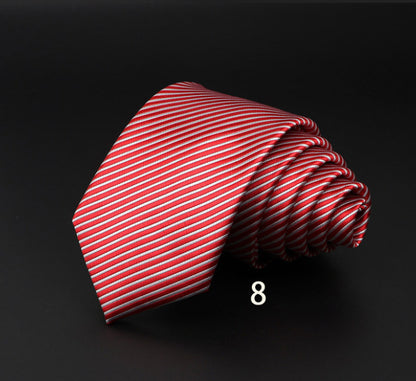 Men's Striped British Gentleman Polyester Fiber Tie