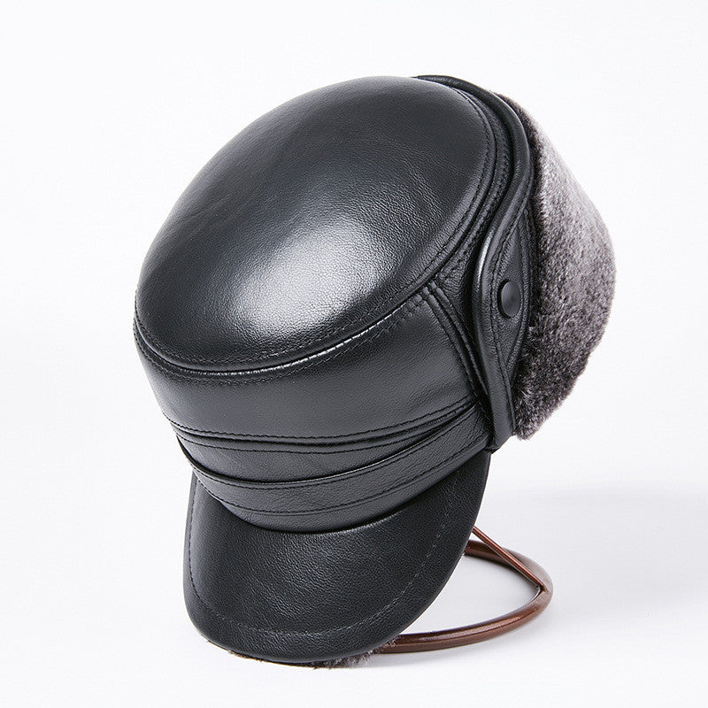 Men's Thick Warm Outdoor Ear Protection Cotton Cap