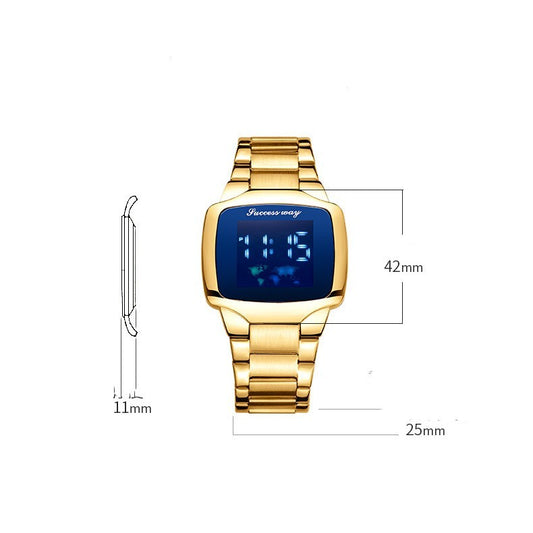 Men's Outdoor Sports Steel Band Watch