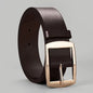 Men's Pin Buckle PU Microfiber Eyelet Belt Fashion Casual Belt