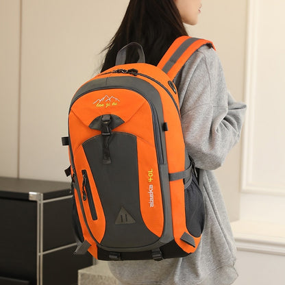 Polyester Men's Outdoor Mountaineering Bag Large Capacity Backpack