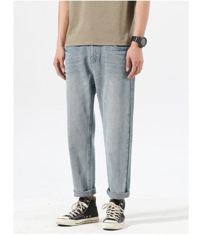 All-matching Casual All-matching Advanced Cropped Denim Pants