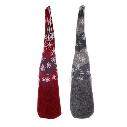 Christmas Decoration Long Body Doll Faceless Elderly Pendant