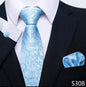Men's Creative All-match Business Formal Wear Tie Scarf Cuff Buckle Set