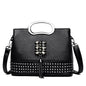 Multi-rivet Portable Fashion Handbag Trendy Tassel Single Shoulder Messenger