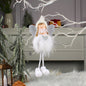 Plush Angel Girl Doll Hanging Christmas Tree Decoration Long Leg Doll Small Pendant