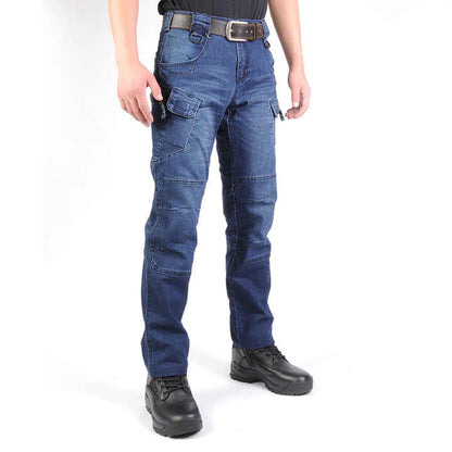 Tactical Jeans Straight Slim Training Men's Trousers