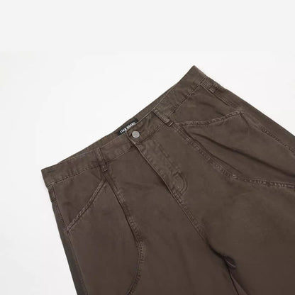 Jeans Men's Loose Straight Wide Leg Trousers Overalls