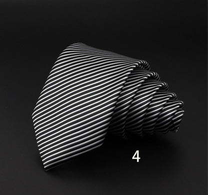 Men's Striped British Gentleman Polyester Fiber Tie