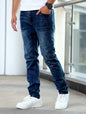 Slim Fit Stretch Men's Youth Blue Casual Pants