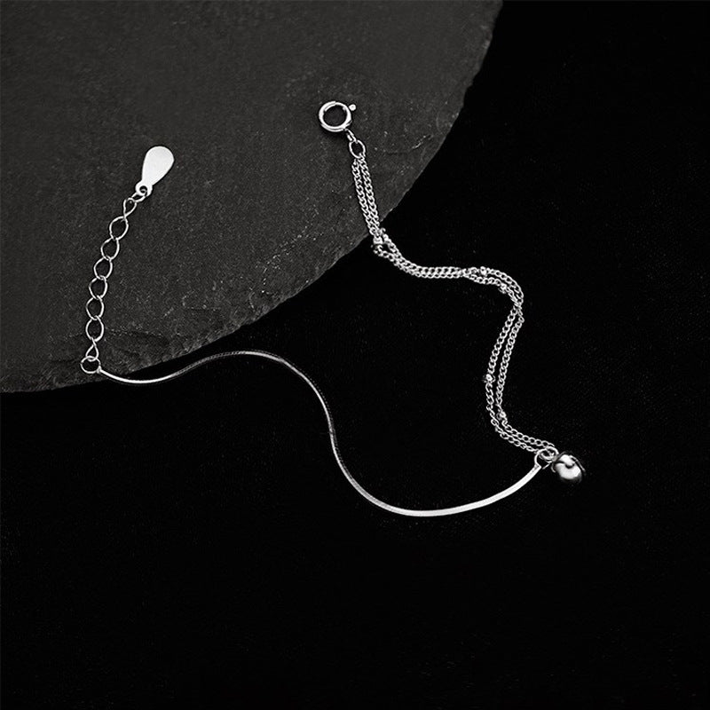 Simple And Elegant Asymmetric Double-layer Bracelet Girlfriends' Gift