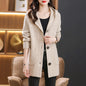 Stylish Hooded Knit Sweater Coat