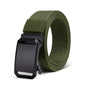 Military Training Belt Universal For Boys And Girls Spring And Summer Wear-resistant Lengthened High School And College Student Camouflage Monochrome Buckle Belt Wholesale
