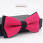 Men's Solid Color Formal Wear Wedding Business Casual Groom Groomsman Bow Tie
