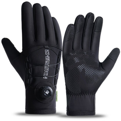 Cycling Gloves Men's Q803 Fleece-lined Polar Fleece Wear-resistant