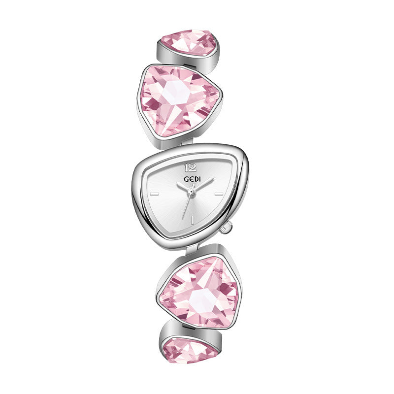 Good-looking Fashion Women's Watches Light Luxury Crystal Diamond Bracelet Watch