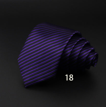 Men's Striped British Gentleman Polyester Fiber Tie