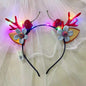 Christmas Decorative Head Hoop Luminous Antlers Party Decoration Supplies