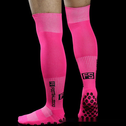 Anti-slip Dispensing Soccer Socks Long Knee-length Football Match Training Socks