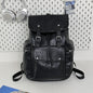 Solid Color Simple Couple Convenient Travel Large Capacity Backpack