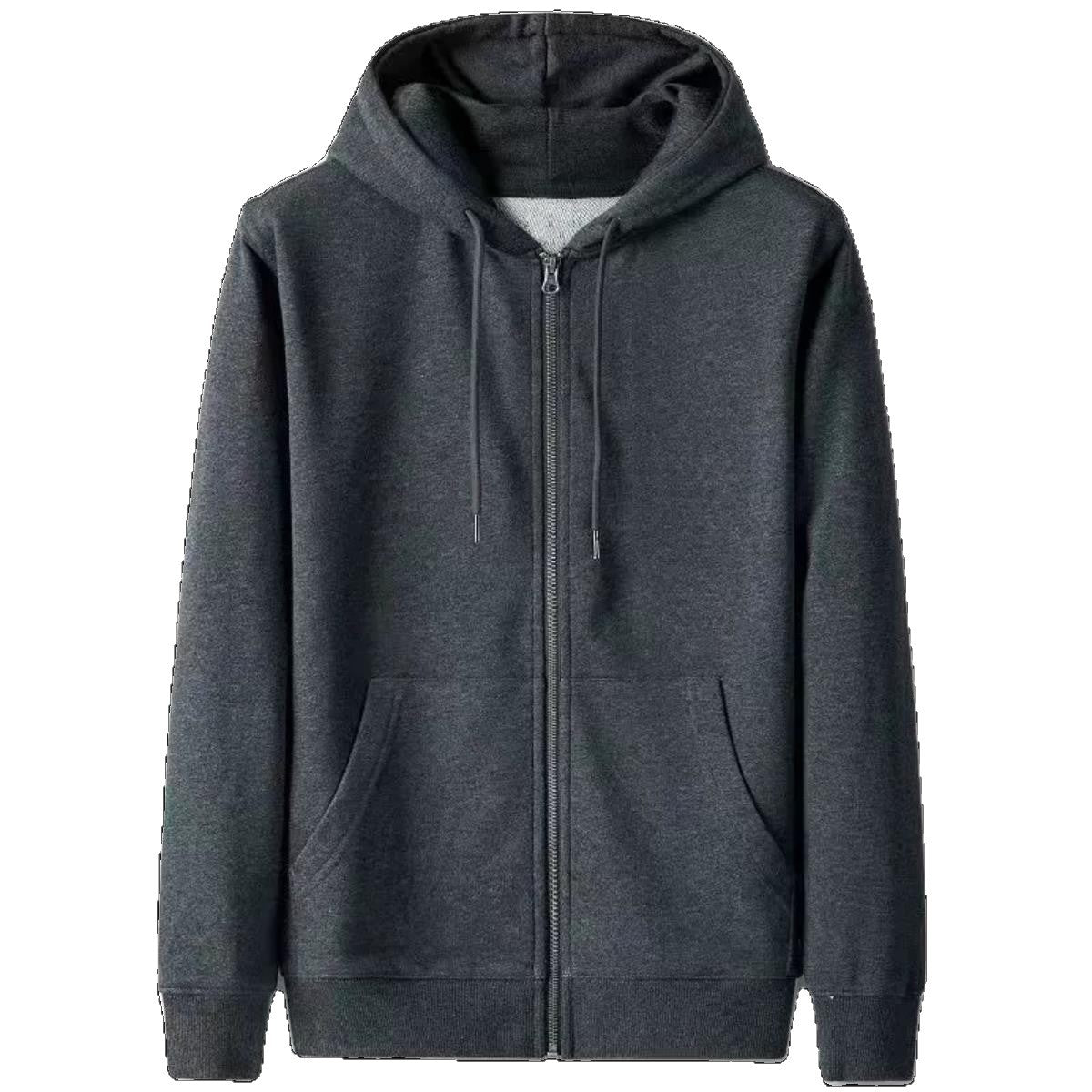 Autumn And Winter Sweater Hoodie Men's Solid Color Top