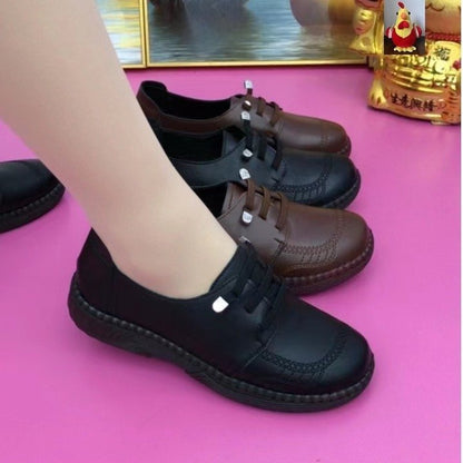 Soft Leather Women's Thin Shoes Beef Tendon Soft Bottom Soft Surface Non-slip