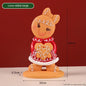 New Christmas Gingerbread Man Decoration Creative Cartoon Gingerbread Man Christmas Atmosphere Layout Decorative Small Ornaments