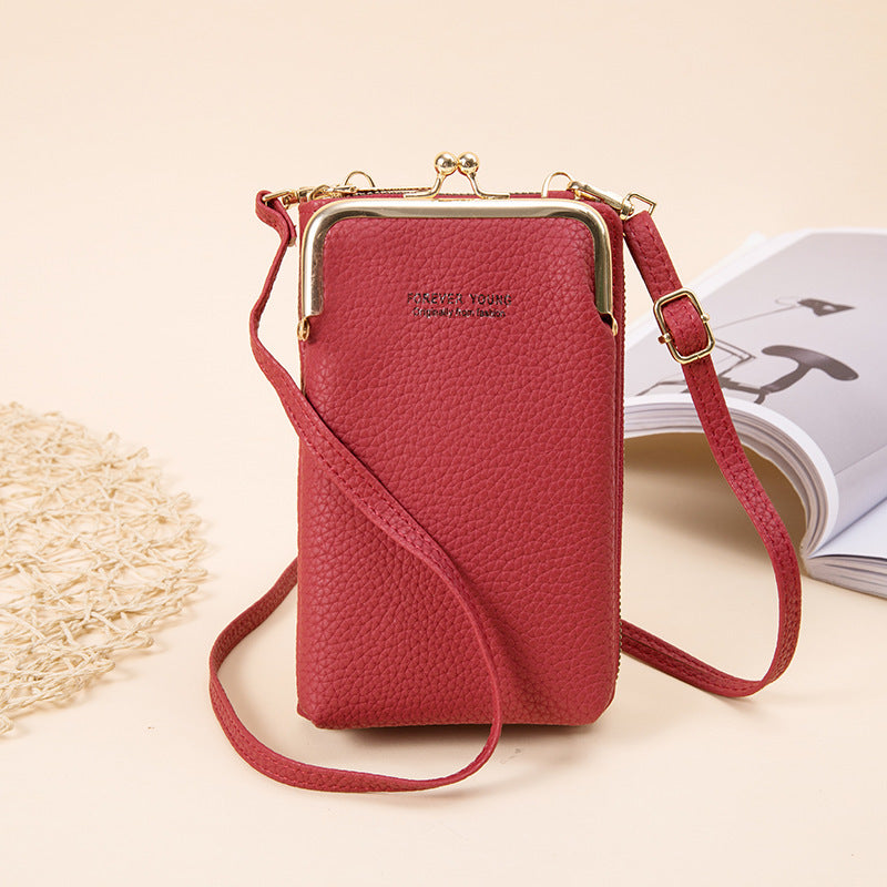 Women's Crossbody Shoulder Bag - Large Capacity Wallet