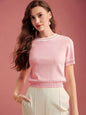 Women's Fashion High-end Casual Color-block Knitwear