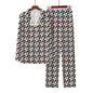 European And American Style 3D Digital Printed Button-up Shirt Comfortable Pajama Pants
