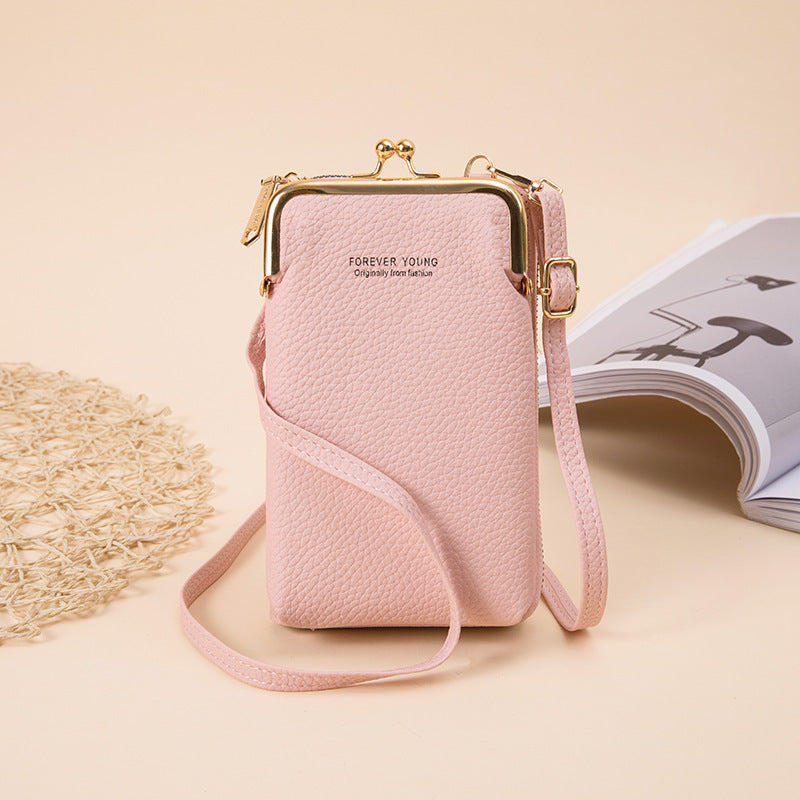 Women's Crossbody Shoulder Bag - Large Capacity Wallet