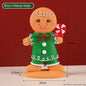 New Christmas Gingerbread Man Decoration Creative Cartoon Gingerbread Man Christmas Atmosphere Layout Decorative Small Ornaments