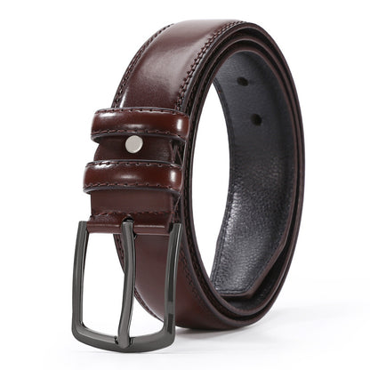 European And American Fashion Men's Business Belt 2018 New Creative Gifts Belt Laser Logo Factory Wholesale