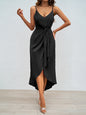 Women's Versatile Solid Color Strappy Dress