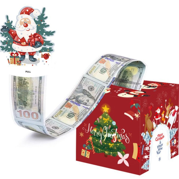 Christmas Decoration For Money Paper Box Atmosphere Layout Props