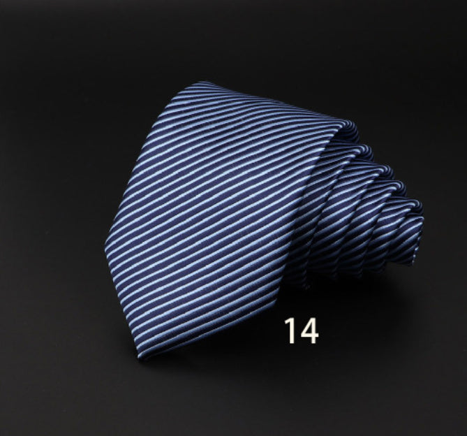 Men's Striped British Gentleman Polyester Fiber Tie