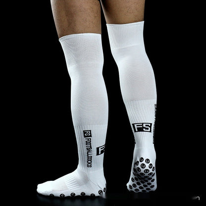 Anti-slip Dispensing Soccer Socks Long Knee-length Football Match Training Socks