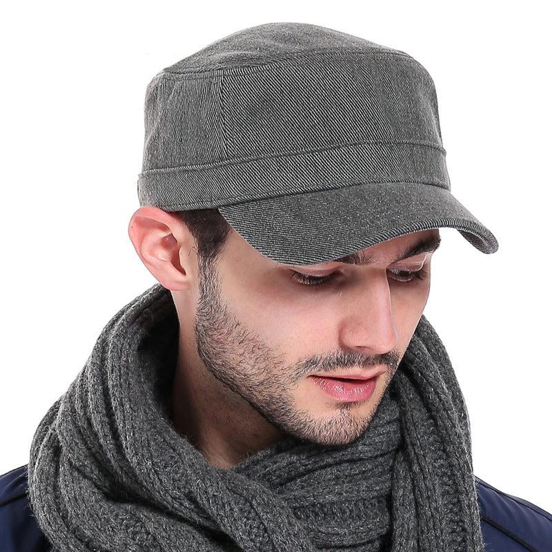 Men's cotton baseball cap for autumn and winter