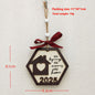 House Christmas Tree Decoration Festival Gift Wooden Pendant