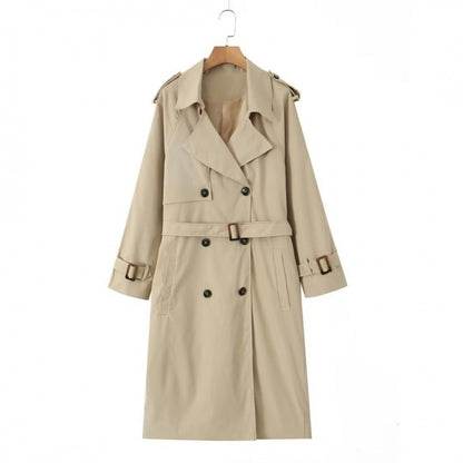 Women's Fashion Casual Long Trench Coat