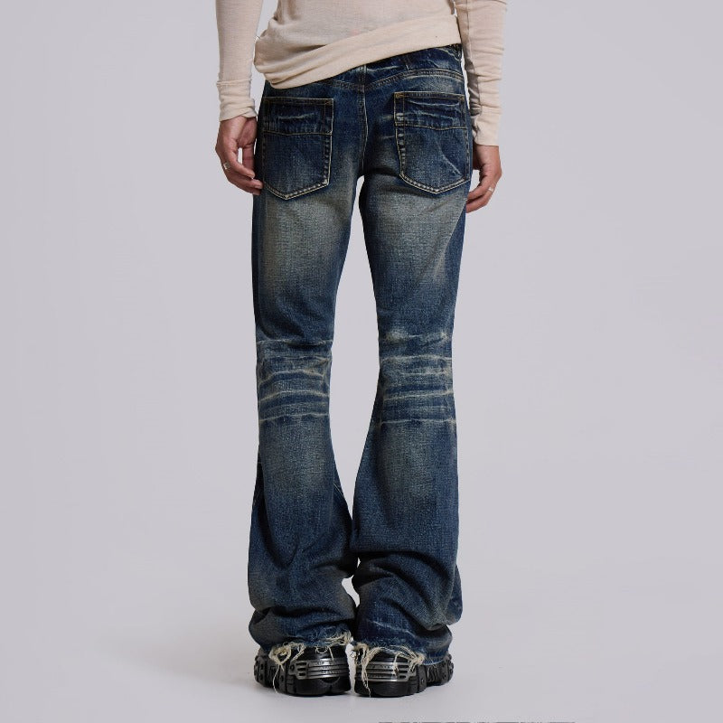 New Slightly Flared Vintage Jeans For Men