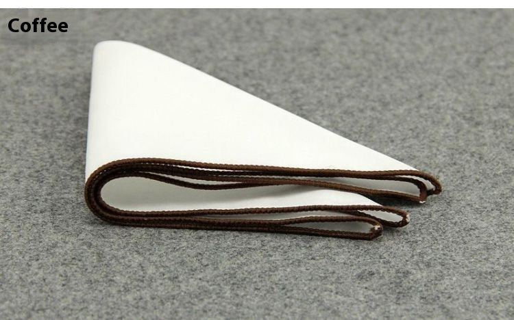 Trendy Men Wedding Groom Groomsman Suit Shirt Dress Corsage Square Scarf